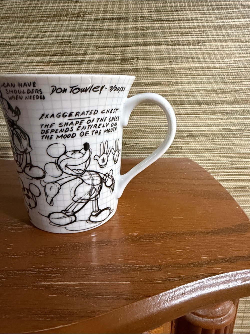 Disney Mickey Mouse sketch art mug